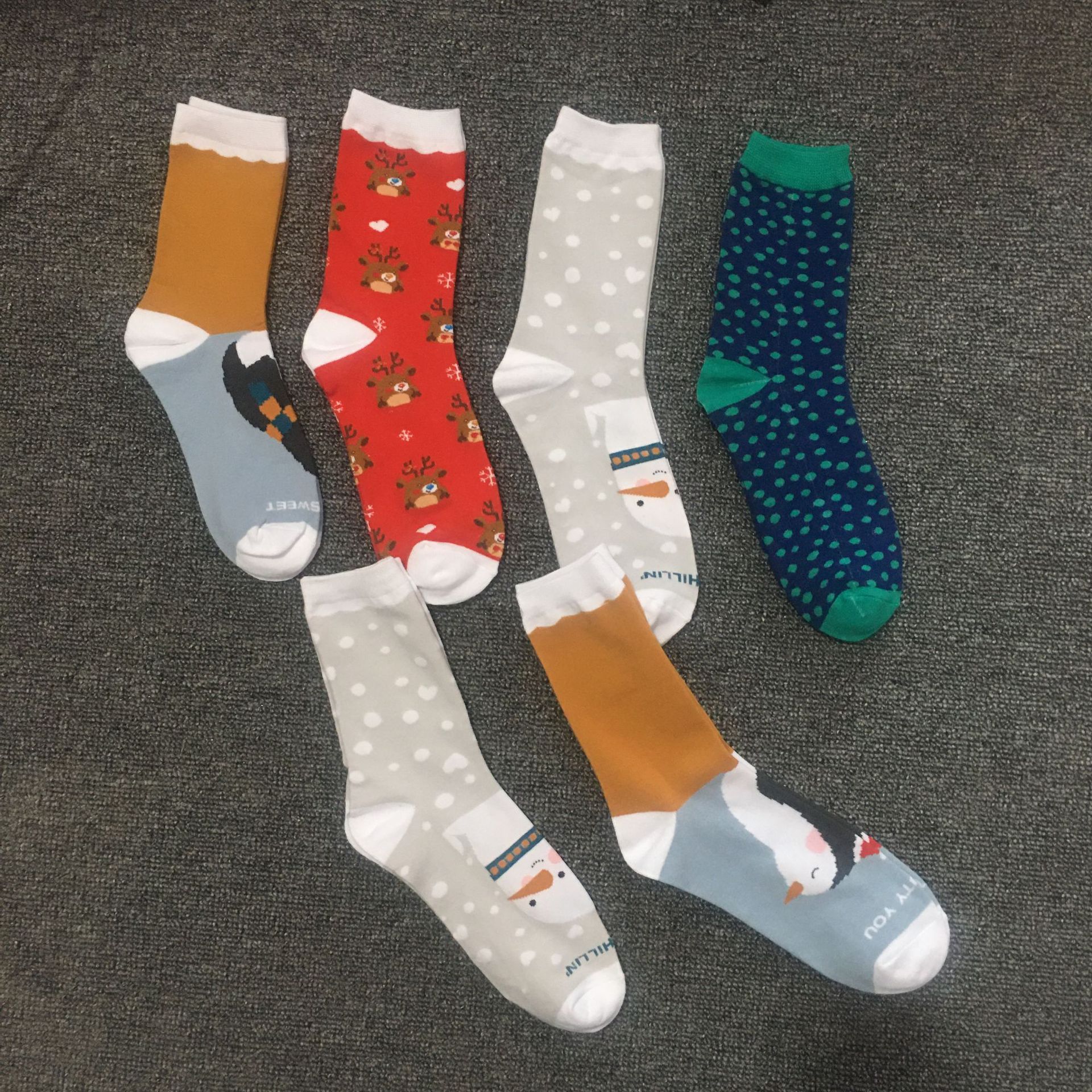 女袜子中筒批发图片