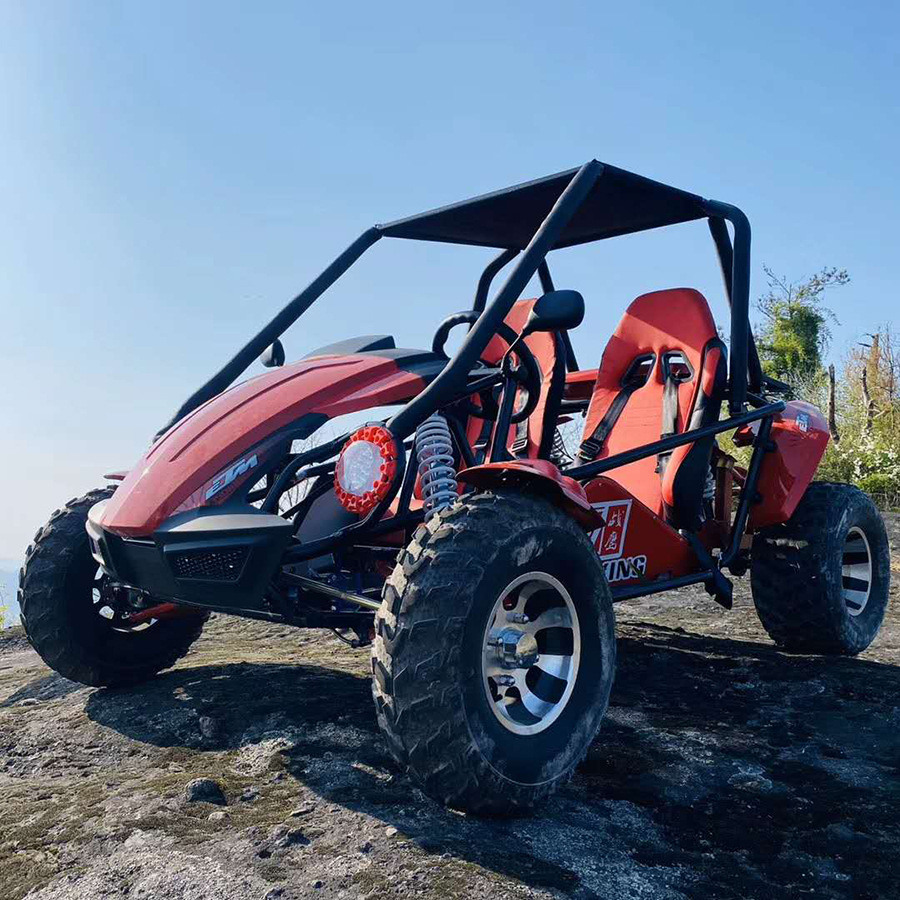 新疆草原全地形四轮越野沙滩车卡丁车 现货代发 方向盘双座越野车