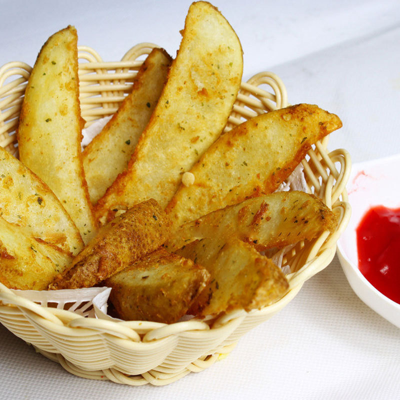 整箱蓝威斯顿/麦肯原味薯角香葱薯角冷冻薯角薯块6包带皮薯角油炸