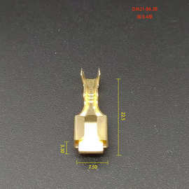 连接器接插件铜件插头插座插簧 DJ621-B6.3B