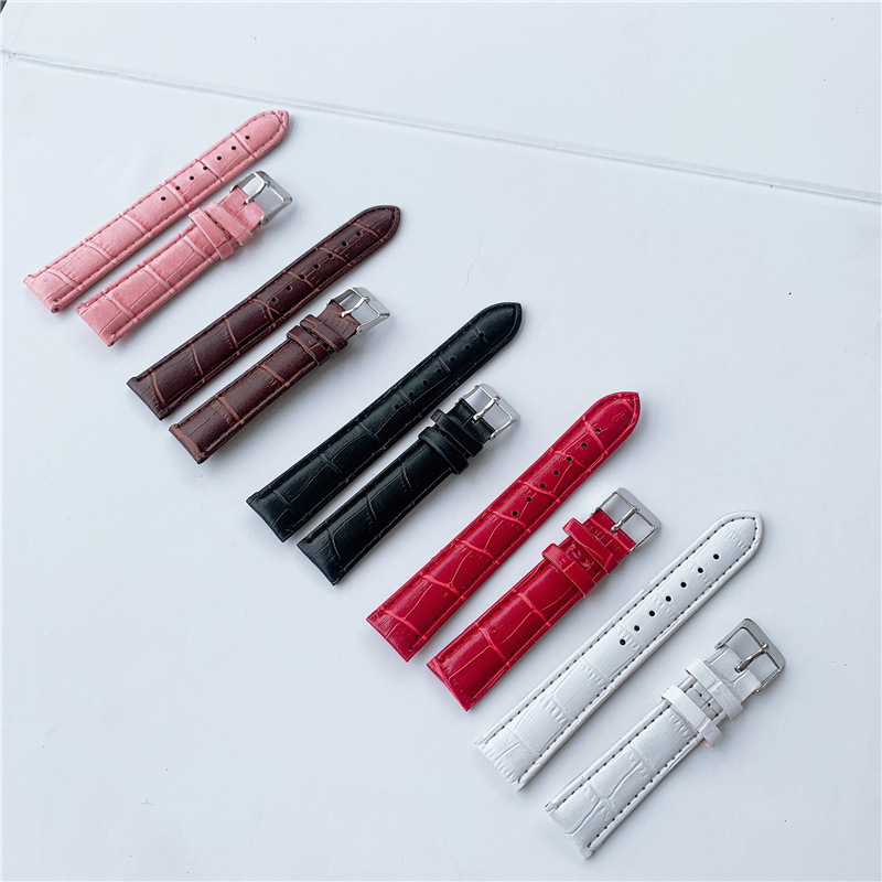 Strap Unisex PU Leather Strap Bamboo Pattern Watch Band Wholesale