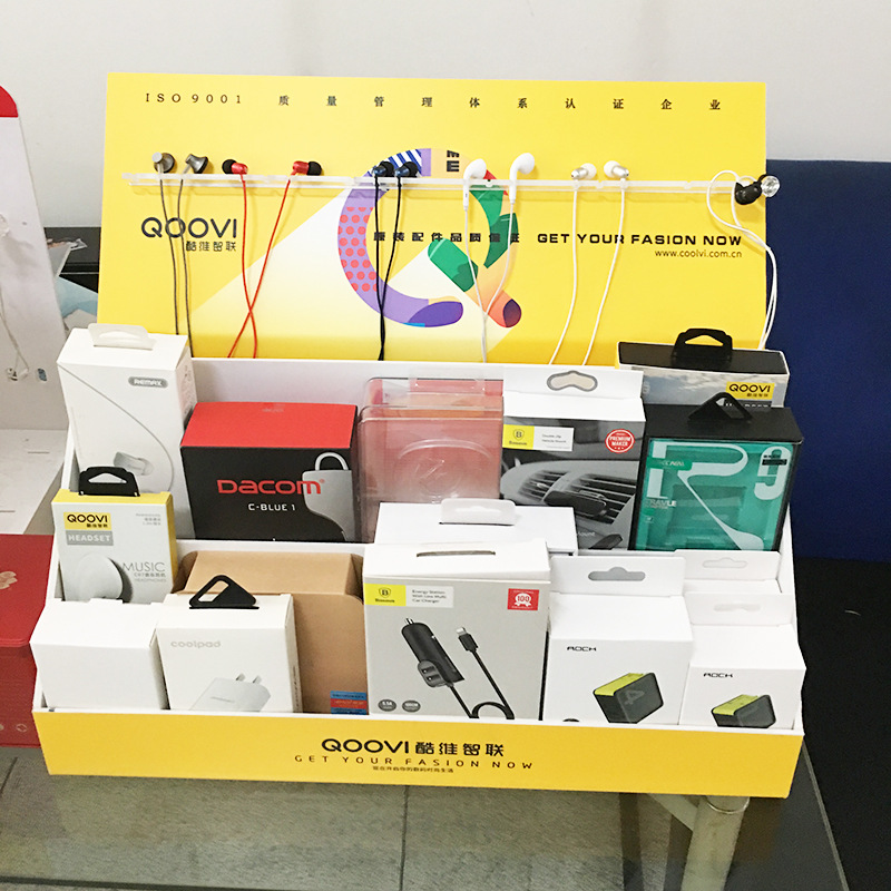 厂家批发亚克力数码配件展示架充电宝数据线展示架