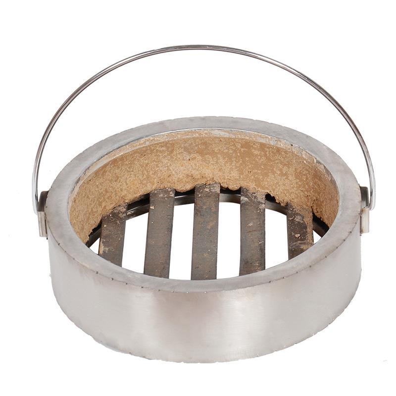 特厚不锈钢火山石炉胆燃气煤气工程烤鸭石仔座耐火圆球炉内胆架