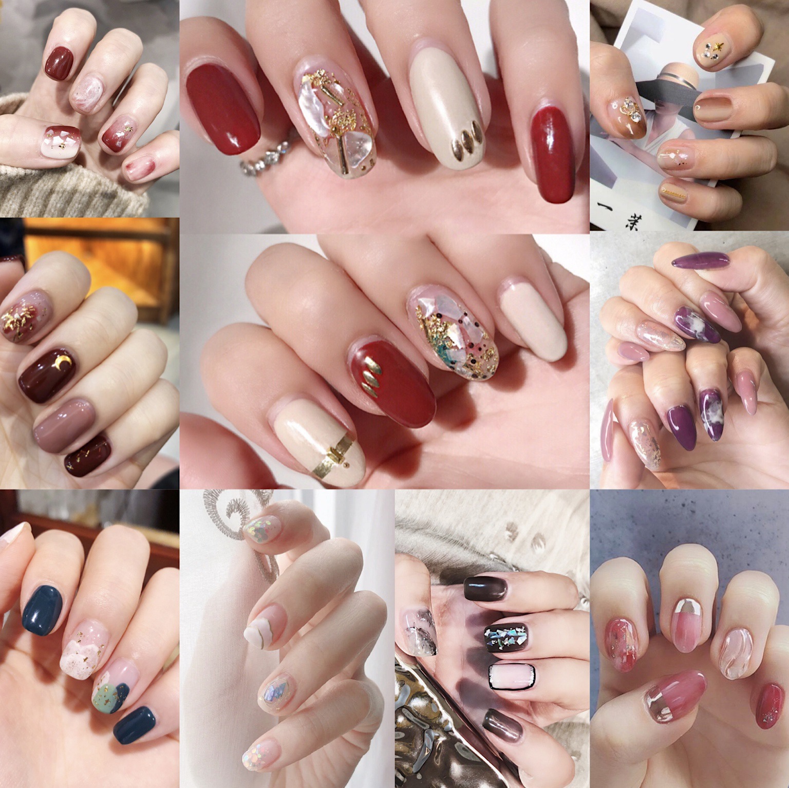 指甲贴片纸全贴