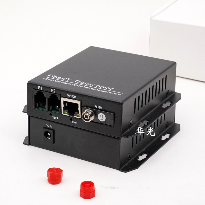 电话光端机光纤收发器8路带2路千兆网络8口电话转8门pcm语音一台