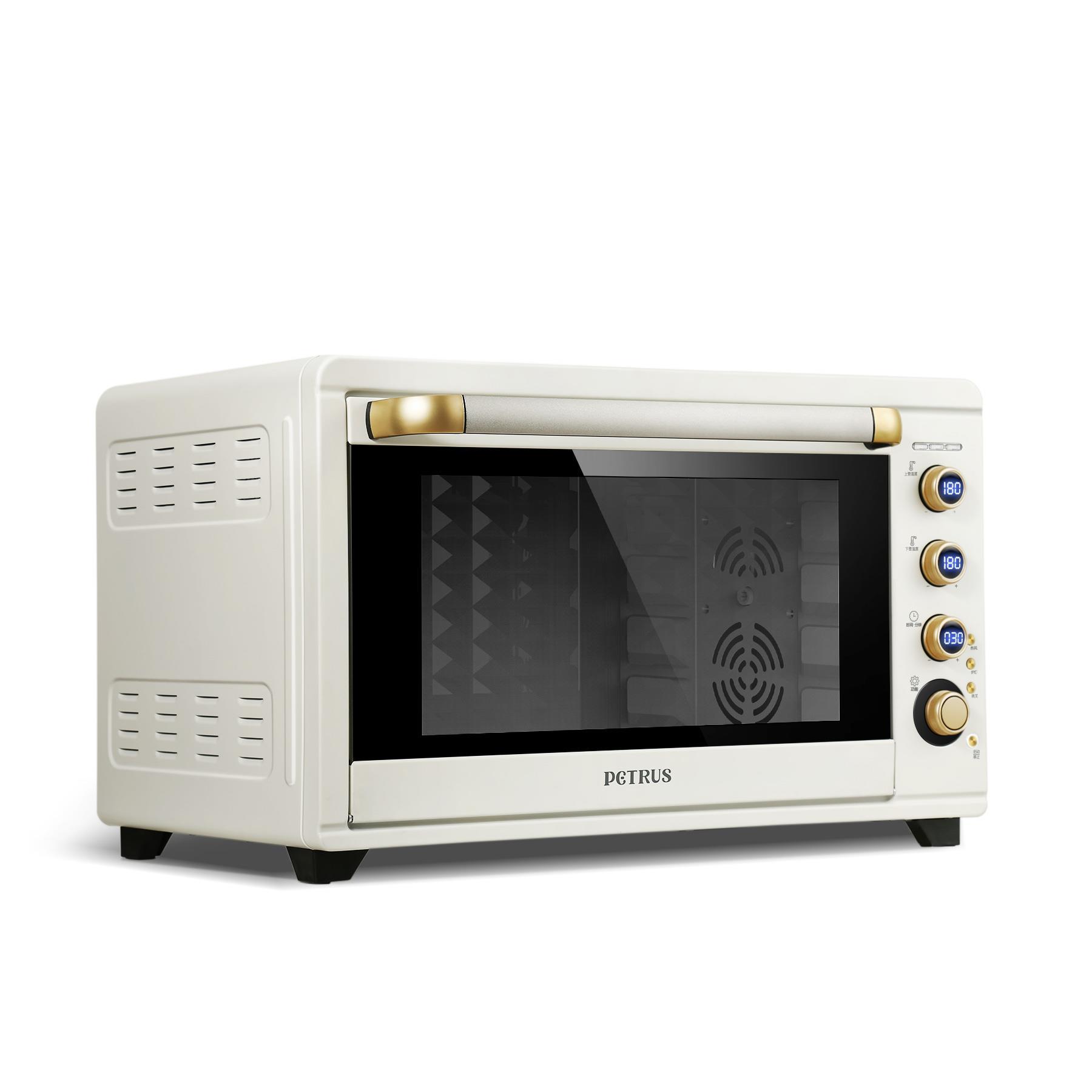 柏翠pe5609电烤箱蛋糕面包家用多功能智能全自动大容量60l私房