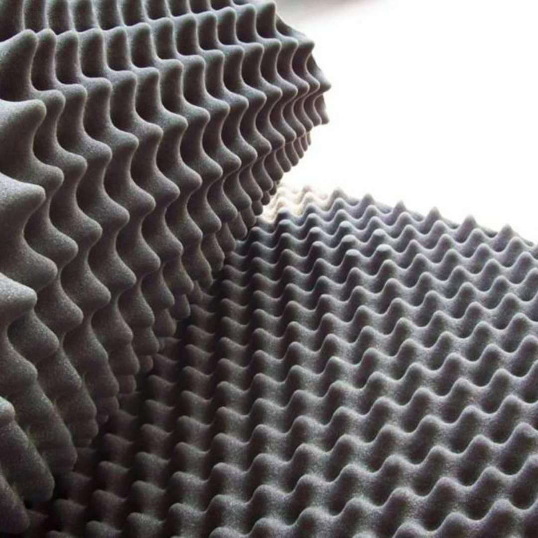 深圳厂家直销黑色隔音海绵 波峰形状吸音海绵 高密度鸡蛋海绵-阿里巴