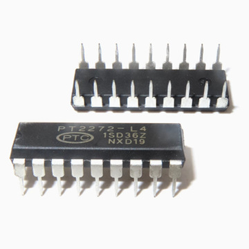 全新国产 pt2272-l4 无线遥控接收解码器/有锁存功能 直插dip-18