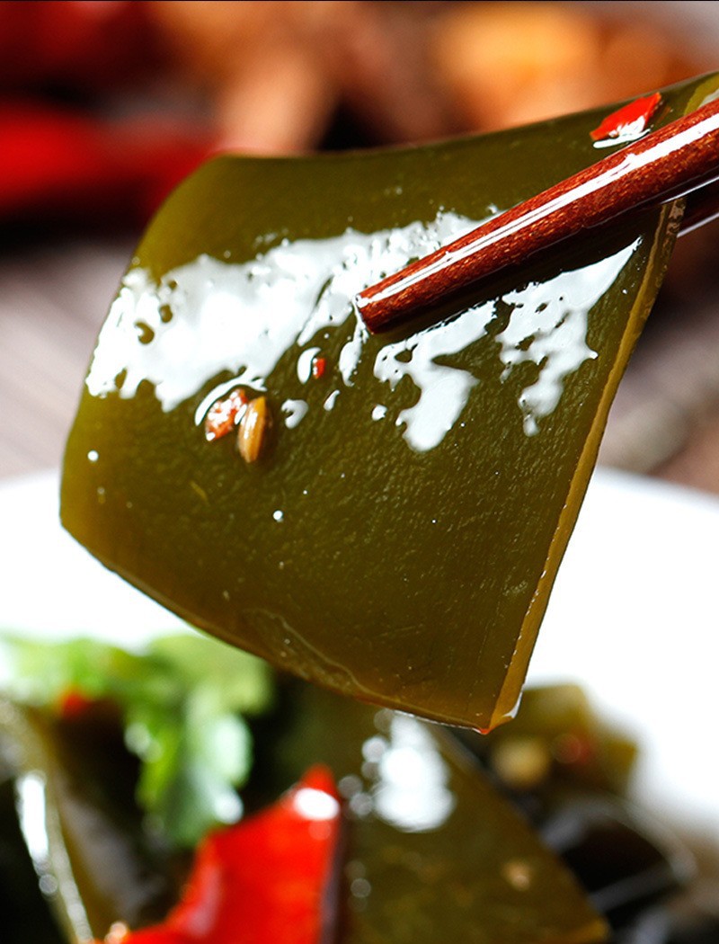 105g香辣海带片网红休闲小吃香卤海带开袋即食下饭菜批发麻辣海带