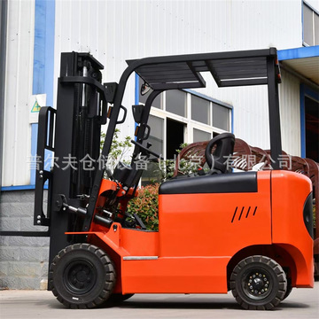 1t 2 3 5吨四轮座驾式电动叉车锂电堆高车电瓶堆垛车仓储车-阿里巴巴