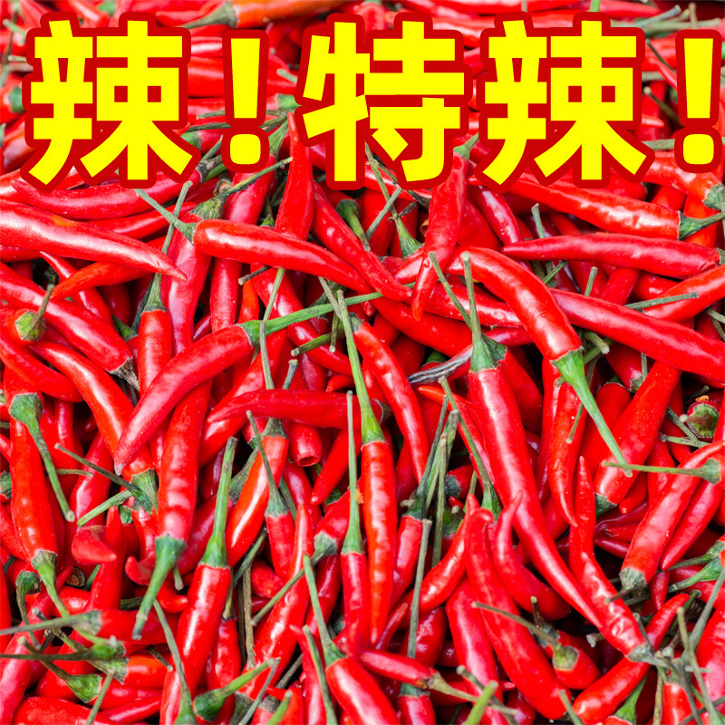 小米椒小米辣椒新鲜5斤朝天椒红辣椒七彩辣椒指天椒特辣蔬菜包邮