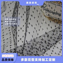 锦纶柔软网眼网纱面料 银丝菱形格网布布料 裙子婚纱礼服面料