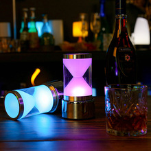 创意酒吧氛围台灯 桌游馆户外餐厅桌灯七彩温馨发光led充电小夜灯