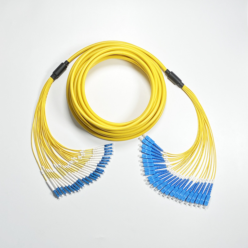 电信级单模24芯束状光缆尾纤室内机房室外光纤跳线sc转lc-fc-st