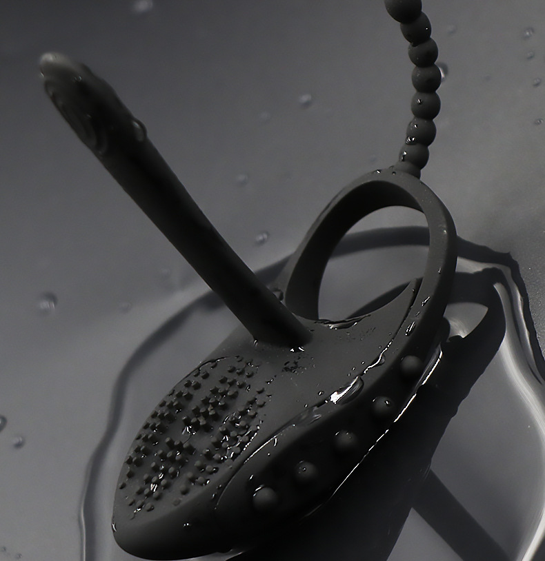 电动硅胶锁精环套阴蒂刺激夫妻共用震动环成人情趣用品外贸批发