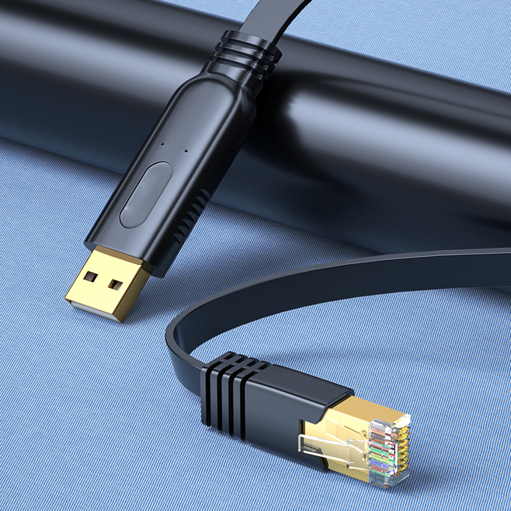 usb转console交换机调试线usb转rj45串口适用于华为思科h3c路由器