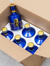 杜康村白酒古酿坊标准洋酒52度2瓶500ml礼盒装优级酒