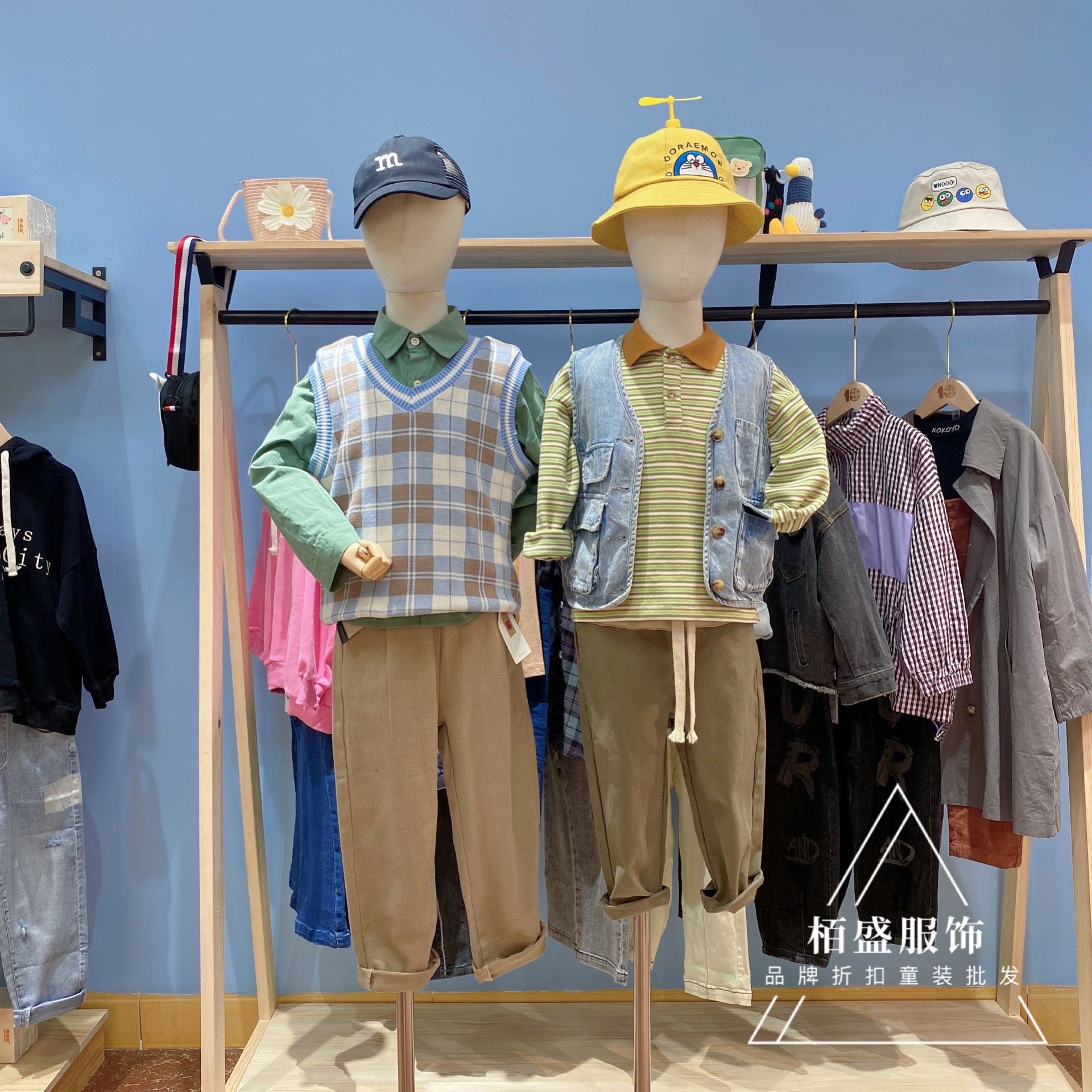 潮流新款童装基地马丘比丘 憨豆龙品牌童装 广东柏盛服饰品牌童装