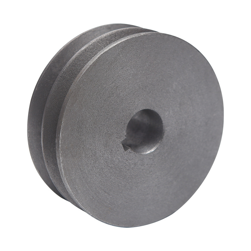 厂家直供各种规格三角皮带轮双槽b型皮带轮铸铁电机传动轮皮带盘