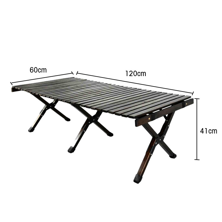 Spot Egg Roll Table Outdoor Portable Table and Chair Camping round Picnic Table Travel Folding Table Camping Table Outdoor Folding Table Folding Table