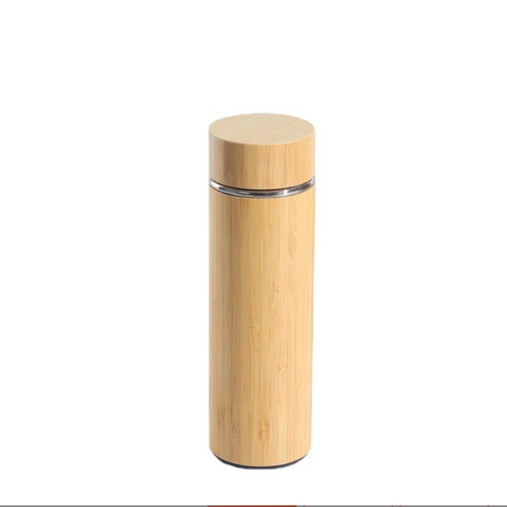 Creative Double-Layer Stainless Steel Bamboo Shell Cup Bamboo Thermos Cup