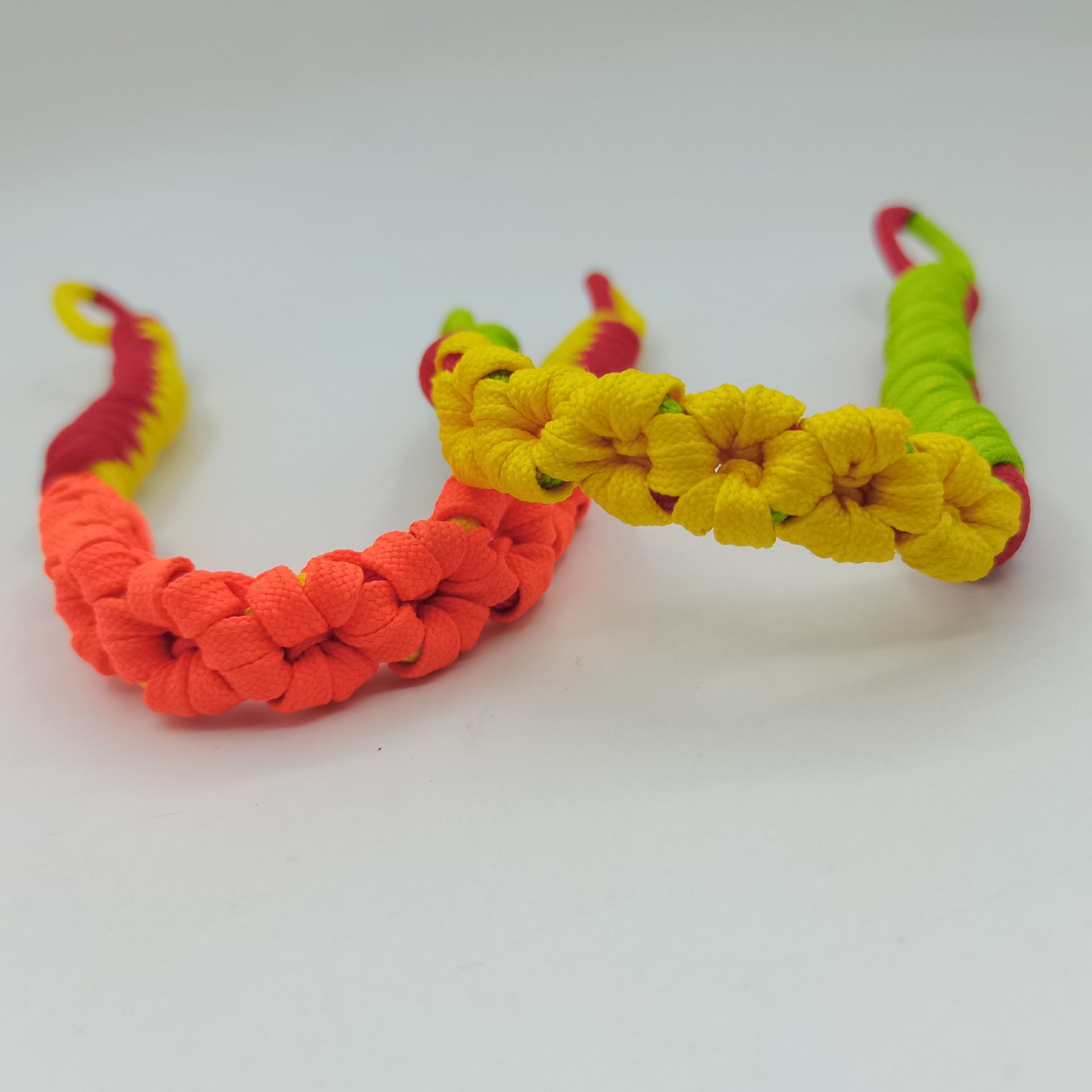 挂绳短款菊花手工编织箱包挂件女男编织指环扣钥匙防丢挂饰吊绳