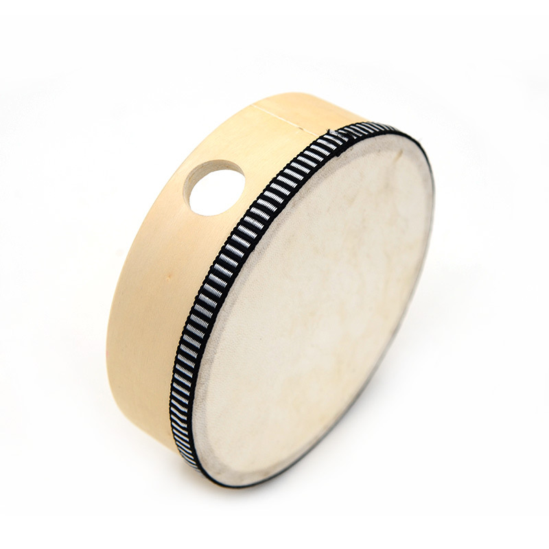 奥尔夫乐器 早教乐器 羊皮手鼓 手敲鼓 儿童舞蹈鼓 原色手鼓