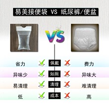 老年人大小便失禁瘫痪大全长期护理卧床用品老人用大便排便袋