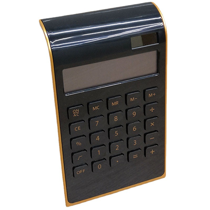 2236 Creative Solar Gift Calculator Wholesale Advertising Logo Office Color 7-Shaped Calculator Wholesale