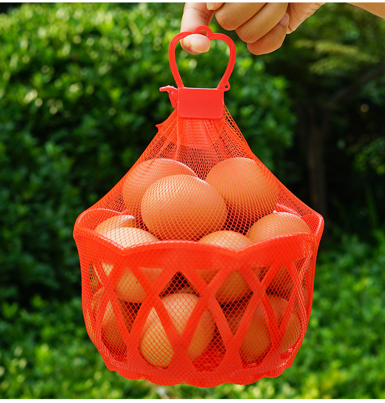 厂家批发鸡蛋框塑料篮子网兜袋厂家直销批发 塑料篮子 鸡蛋蓝子