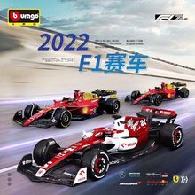 正版比美高1:43仿真2022F1赛车周冠宇阿尔法红牛合金静态收藏车模