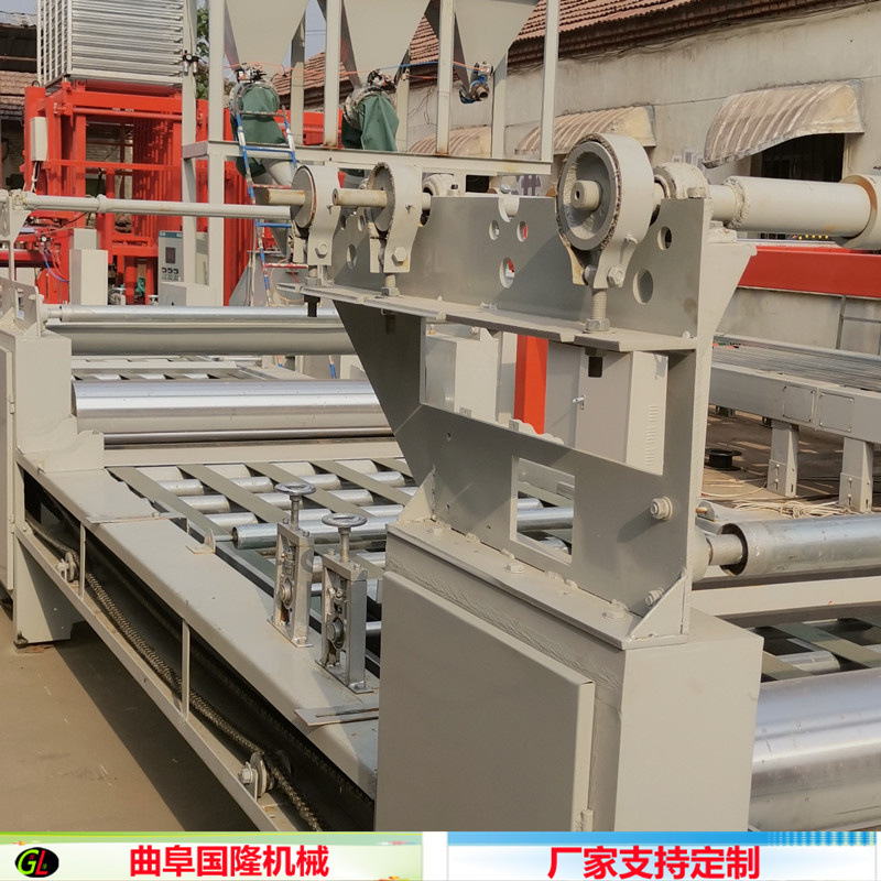 玻镁防火板制板机 秸秆板菱镁板制板设备 集装箱地板全套设备