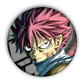 动漫周边 妖精的尾巴 圆形徽章 礼品收藏 漫展1-17跨境货源批发