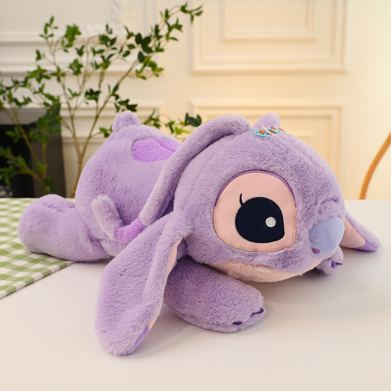 Cross-Border Lying Style Stitch Doll Lying Purple Stitch Plush Toy Fantasy Doll Factory Wholesale Foreign Trade