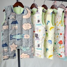 Children sleeping anti-kicking quilt winter children tummy跨