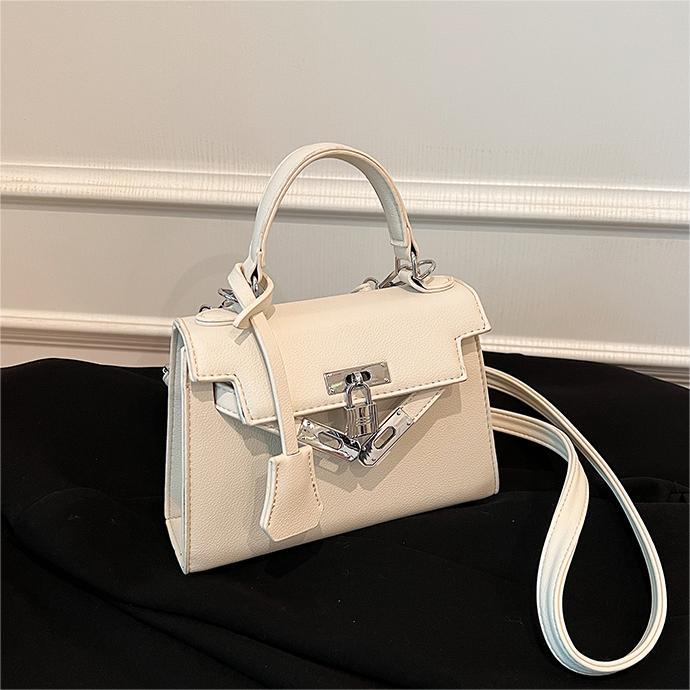 高级感小众手提包包女2024新款时尚铂金凯莉包韩系百搭流行斜挎包