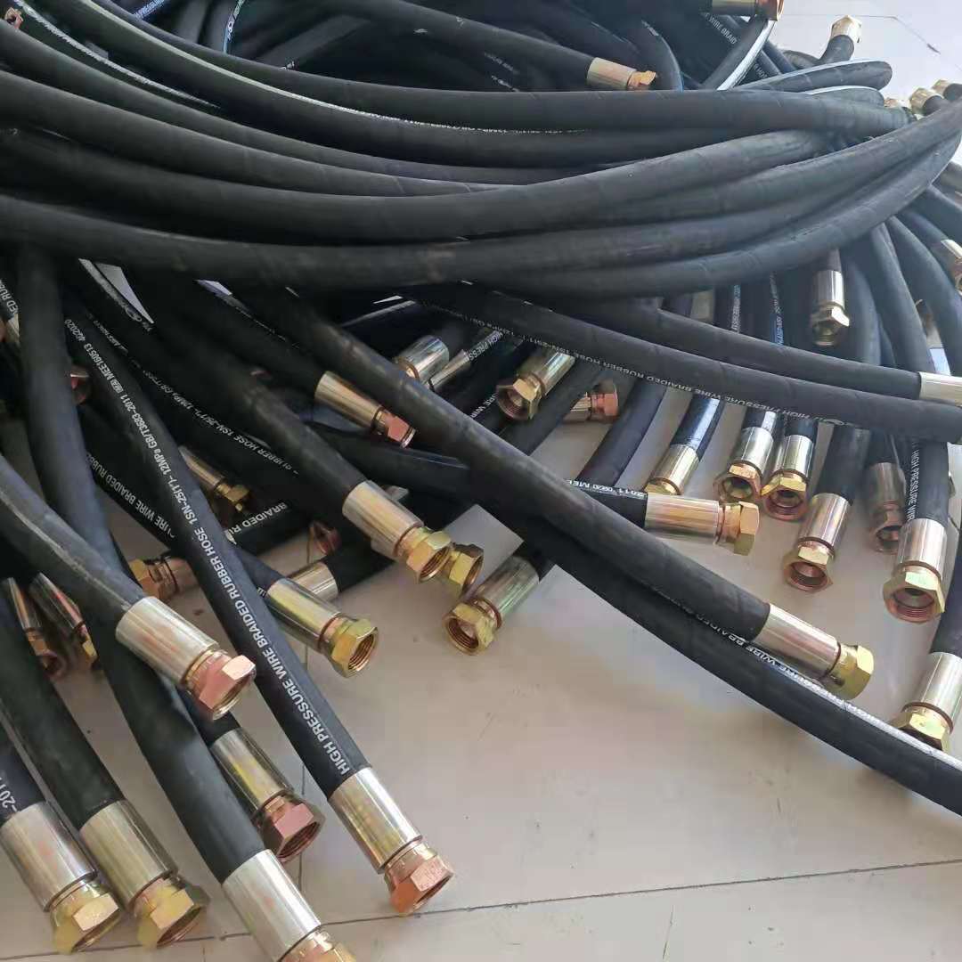 直销 高压编织钢丝胶管 高压水管 高压油管 矿用胶管 内丝外丝式