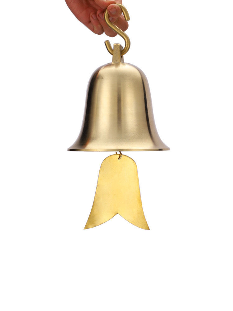 自产自销纯铜铃铛铜钟风铃居家摆件挂饰寺庙八角挂铃配件房梁怀旧