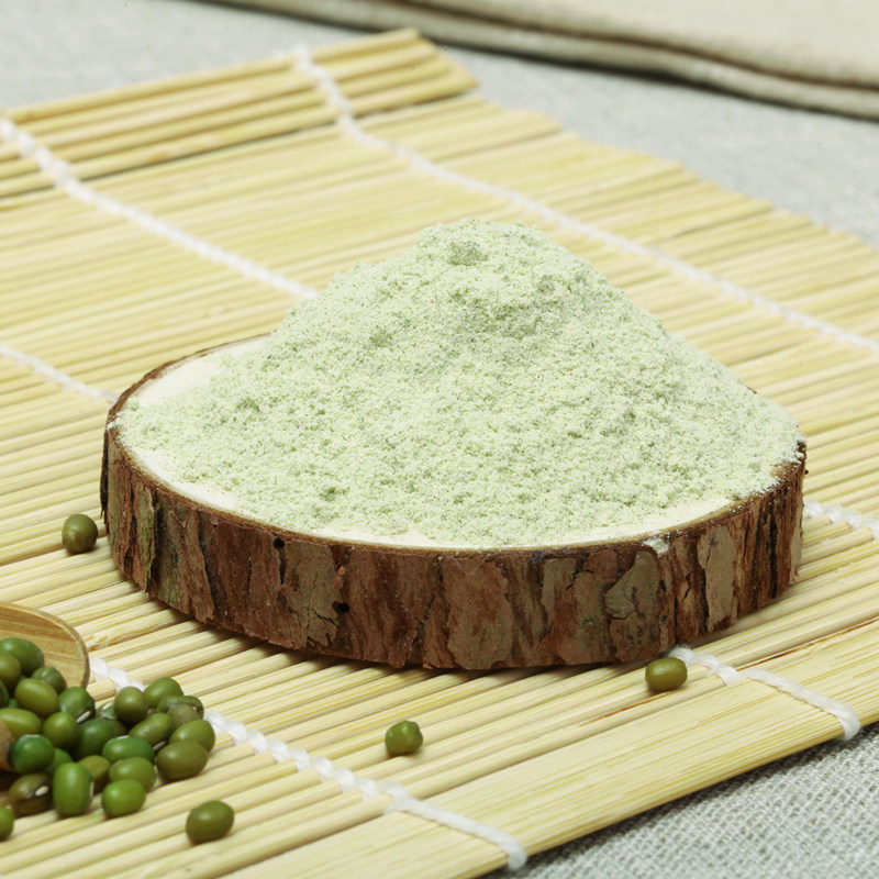 纯绿豆面粉新鲜生五谷杂粗粮煎饼果子原料散装做面条面膜丸子食品