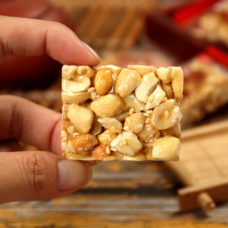 广东潮汕特产潮州传统手工豆方豆棒芝麻花生酥糖茶点心独立包装