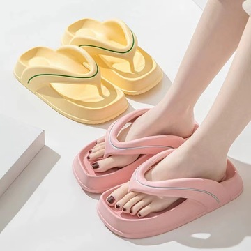 人字拖女夏季时尚个性夹脚托鞋厚底轻便防滑洗澡情侣沙滩凉拖鞋男