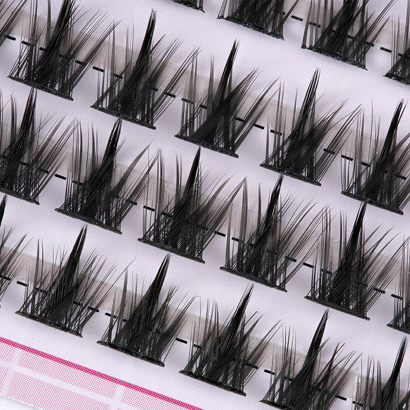 Daily Makeup Pure Wild Little Devil False Eyelashes Pure and Desire Fine Stem False Eyelashes Natural Simulation Grafting Single Cluster Eyelashes