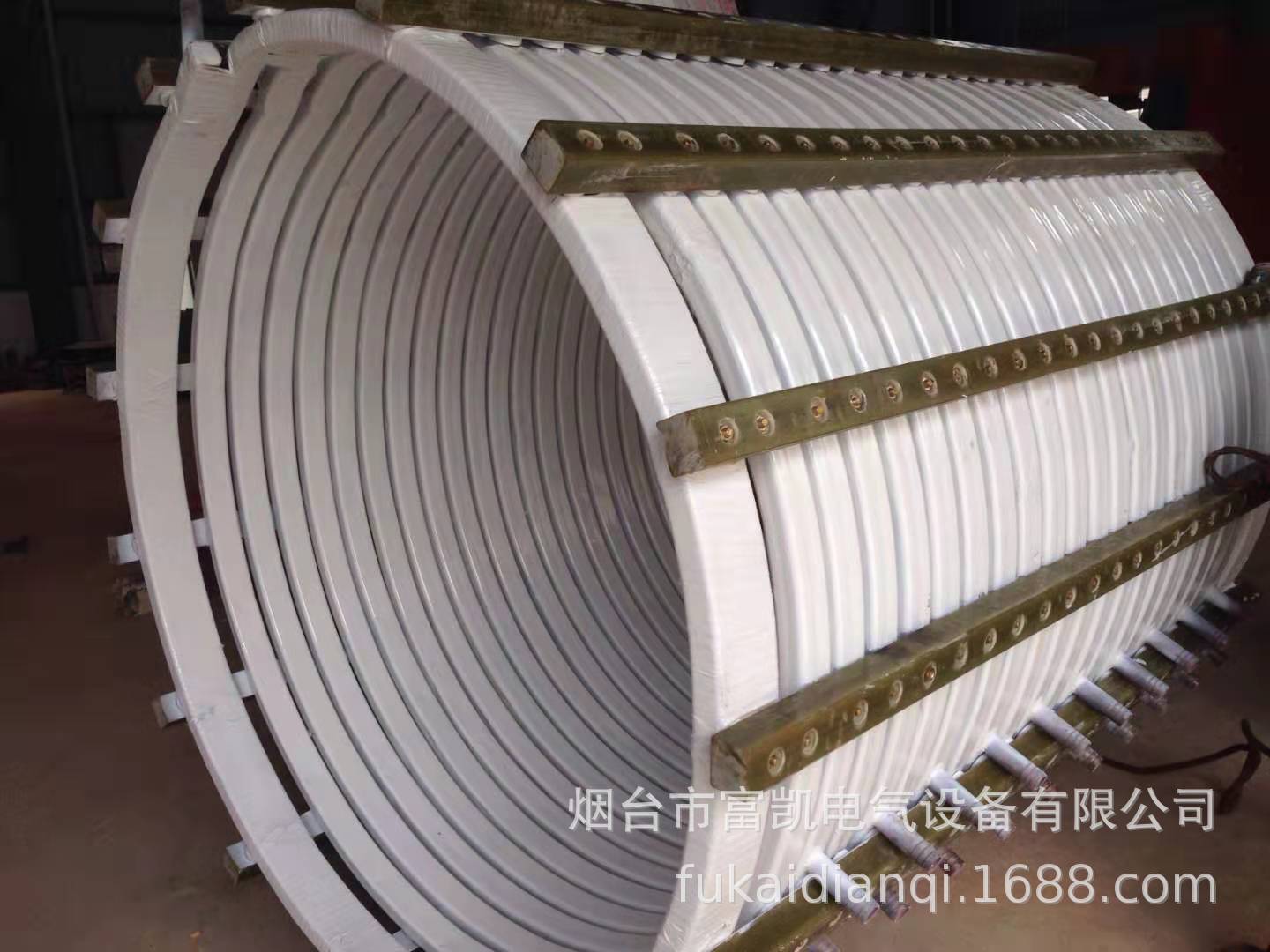 线圈胶泥,中频炉感应线圈铜圈加热线圈电炉配件铜管t2
