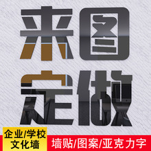 亚克力壁挂字牌定制 壁挂灯箱牌 DIY分体字创意挂饰 壁画立体定制