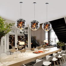 餐厅吊灯北欧满天星餐厅灯具现代简约创意魔豆卧室网红轻奢泡泡
