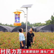 太阳能杀虫灯 户外防水LED农用超亮光控感应灯景观庭院照明路灯