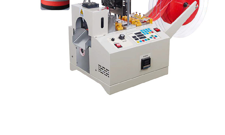 切带机全自动电脑热切机松紧带魔术贴裁切机织带冷热自动断带机