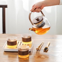 7L8K玻璃煮茶壶电陶炉煮茶器办公室小型泡茶具套装老白茶煮茶炉