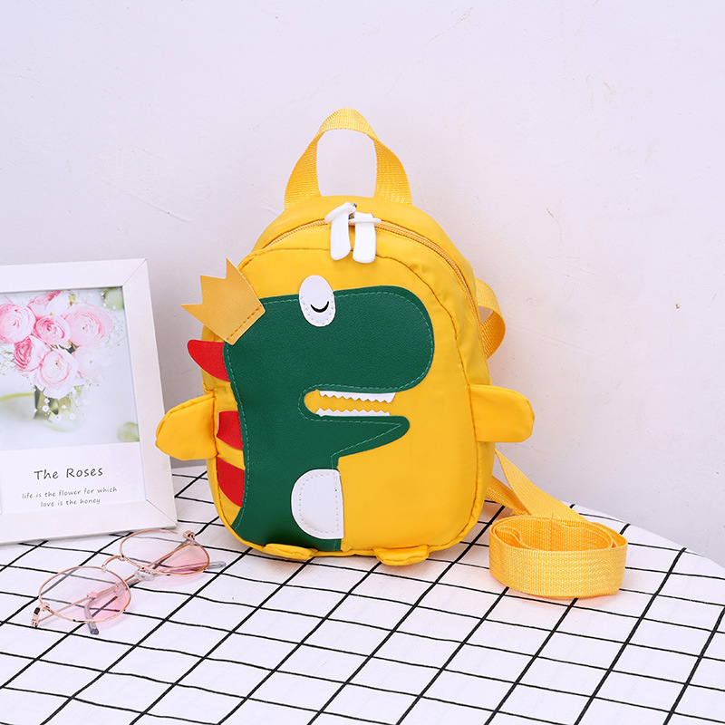 New Dinosaur Backpack Cartoon Children Backpack Children Accessories Korean Style Composite Cloth Kindergarten Baby's School Bag