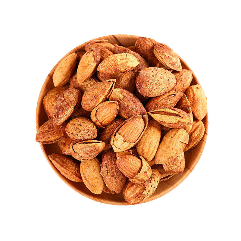 小丫快跑巴旦木350g奶油味手剥巴达木扁桃盐焗巴坦木仁干果零食